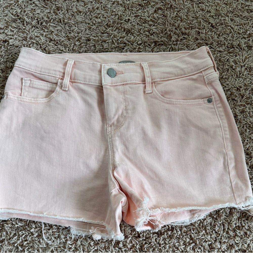 Women's Pink Denim cutoff Shorts Sz 2